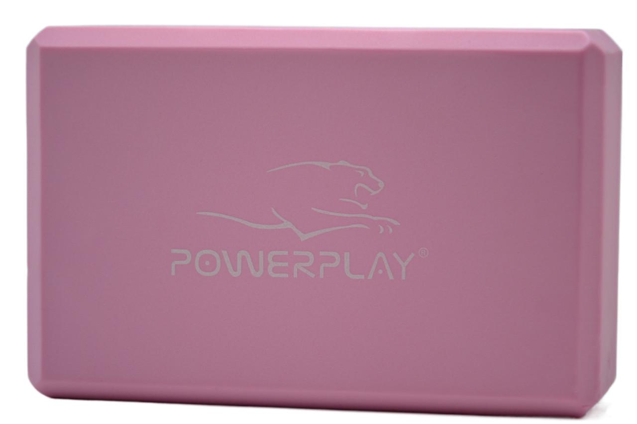 Блок для йоги PowerPlay 4006 Yoga Brick Рожевий (A-011848) - фото 2 Блок для йоги PowerPlay 4006 Yoga Brick Рожевий (A-011848) - фото 2