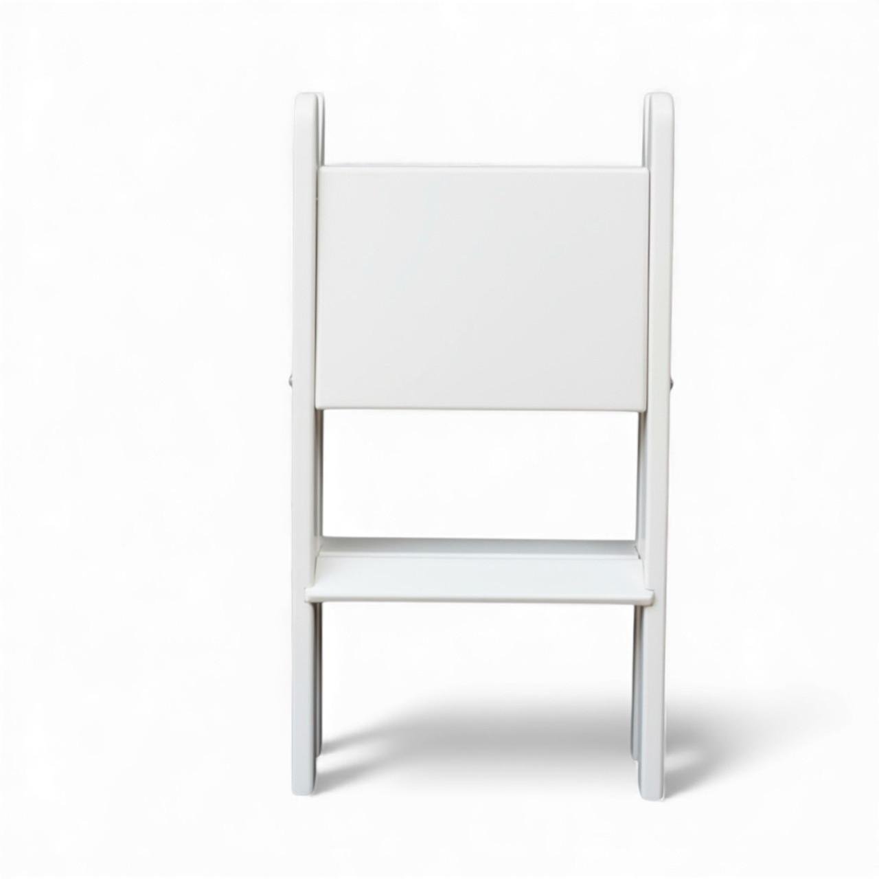 Табурет-сходи дерев'яний Студія Дерева Вільха побутовий двосторонній 2 сходинки Білий (31002857) - фото 4 Табурет-сходи дерев'яний Студія Дерева Вільха побутовий двосторонній 2 сходинки Білий (31002857) - фото 4