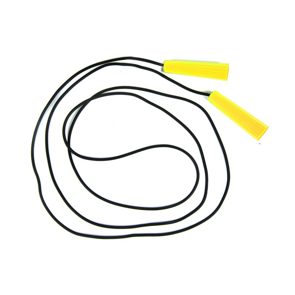 Скакалка для разминки 225 см Желтый (2662574672)