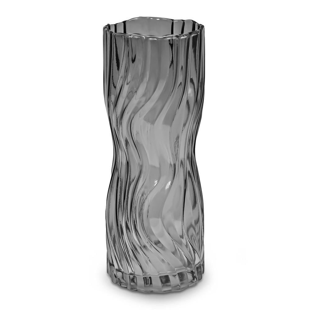 Ваза стеклянная Grace 12х30 см (R95346BK)