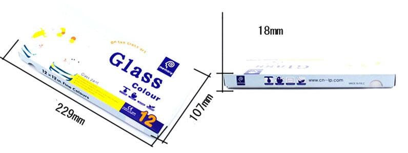 Набір акрилових фарб Worison для розпису скла 12 кольорів (GP-12) - фото 5 Набір акрилових фарб Worison для розпису скла 12 кольорів (GP-12) - фото 5
