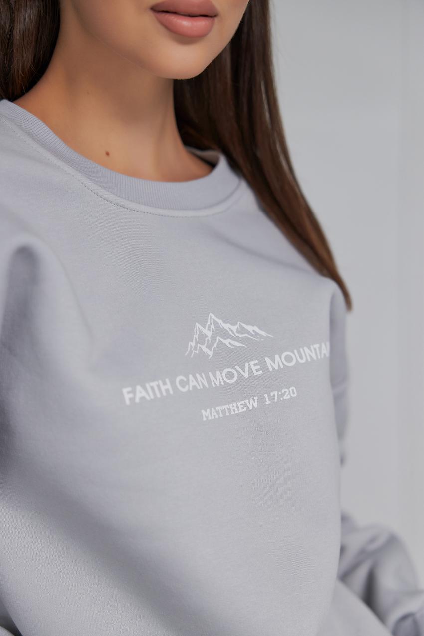 Свитшот женский Mountains М132.4/2 начес XL Пепельный (611-1-63) - фото 2 Свитшот женский Mountains М132.4/2 начес XL Пепельный (611-1-63) - фото 2