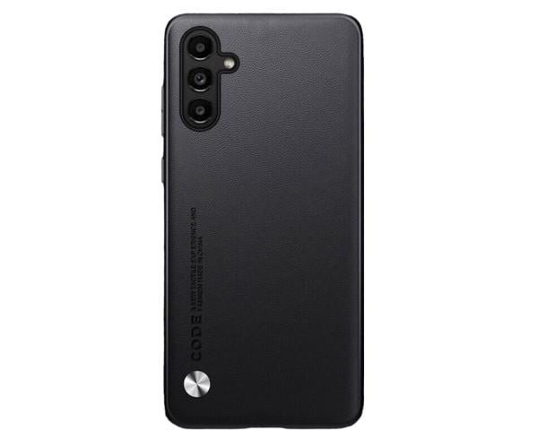 Кожаный чехол - накладка CODE Tactile Experience для Samsung Galaxy S23 FE Черный