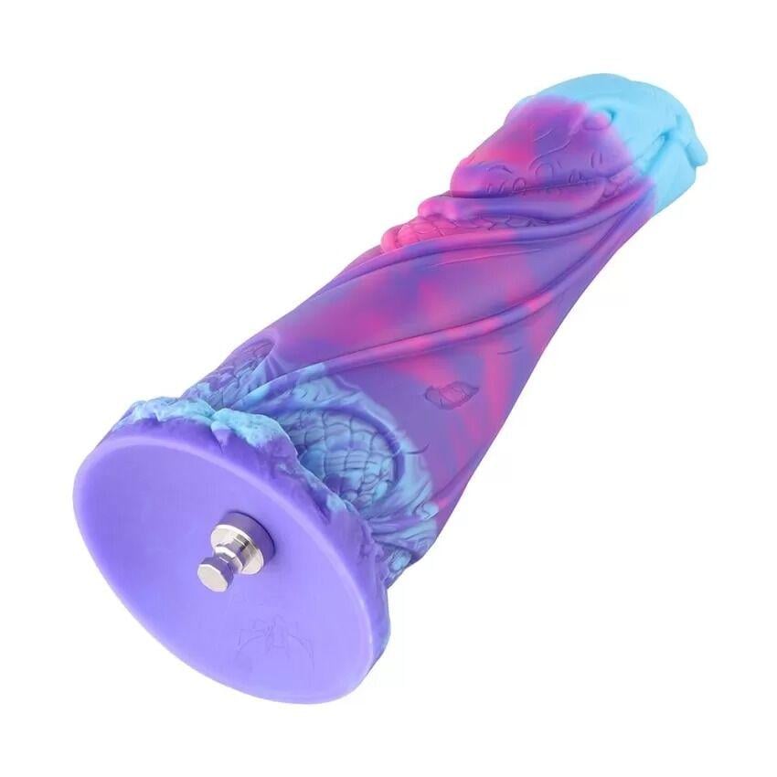 Фалоімітатор для секс-машин Hismith 7.48" Silicone HSA139 Monster Series система KlicLok (SO9969)