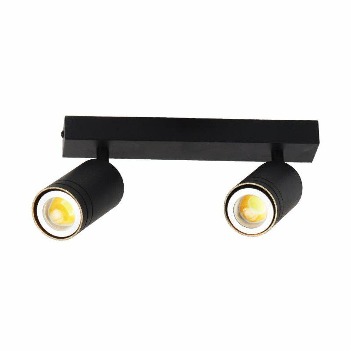 Світильник спот стельовий Light House SRS-20038/2 BK з поворотним механізмом Чорний