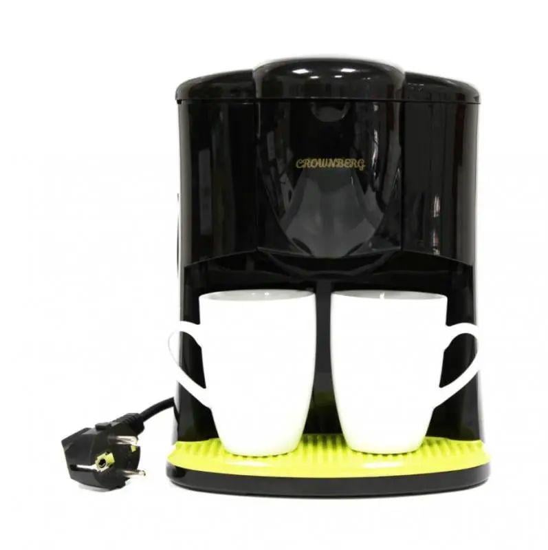 Кофеварка капельная Crownberg CB-1560 0,3 л 500 Вт с 2 чашками (opt-18031)