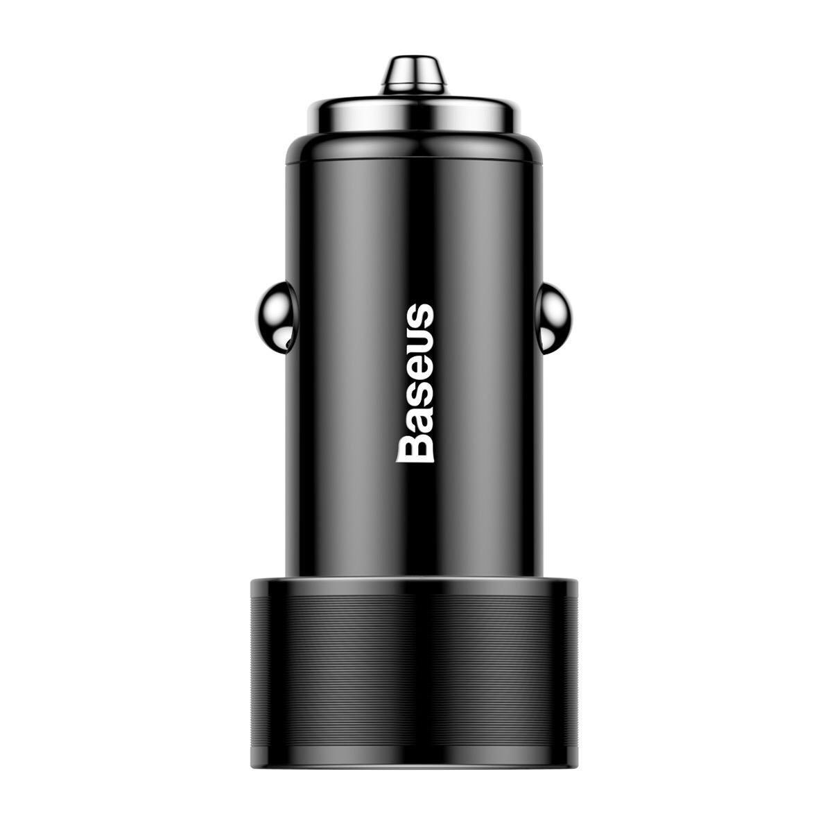 Зарядное устройство для Baseus Small Screw Dual-USB Quick 36W Black (1235) - фото 3