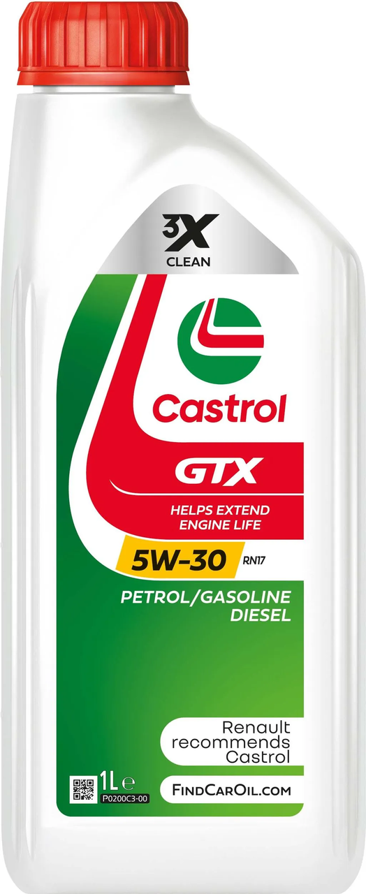 Моторное масло Castrol GTX 5W-30 RN17 1 л (15F6E4)