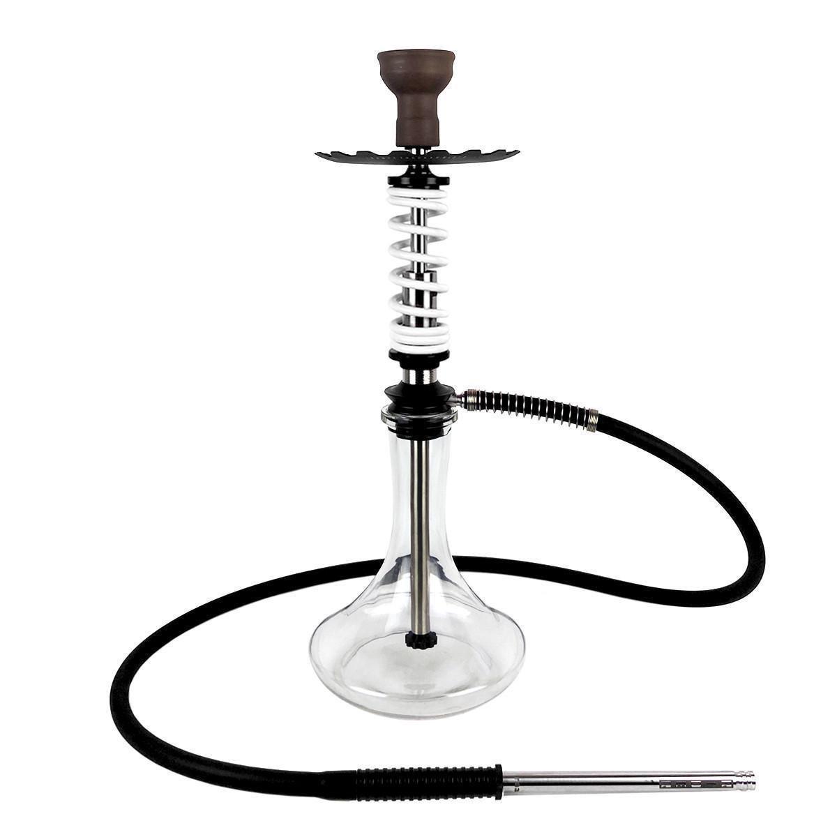 Кальян Hookah Trumpet Rider S White колба Craft Clear