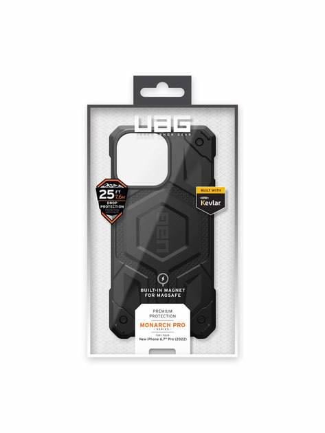 Чехол UAG для Apple iPhone 13 Pro Max Monarch Pro Magsafe, Kevlar Black