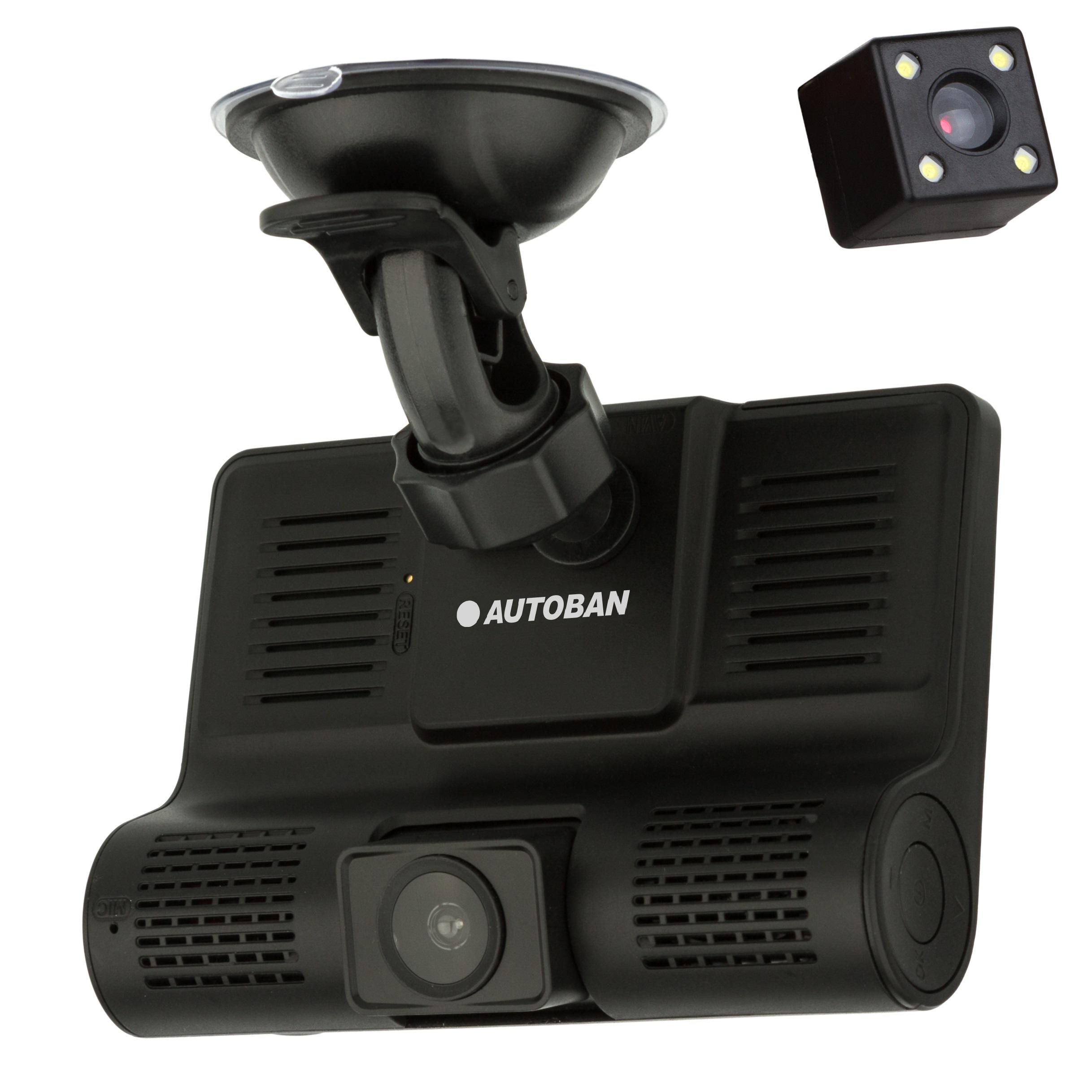 Видеорегистратор Autoban AVR-11 3 Cam FHD Black (avr11b) - фото 1