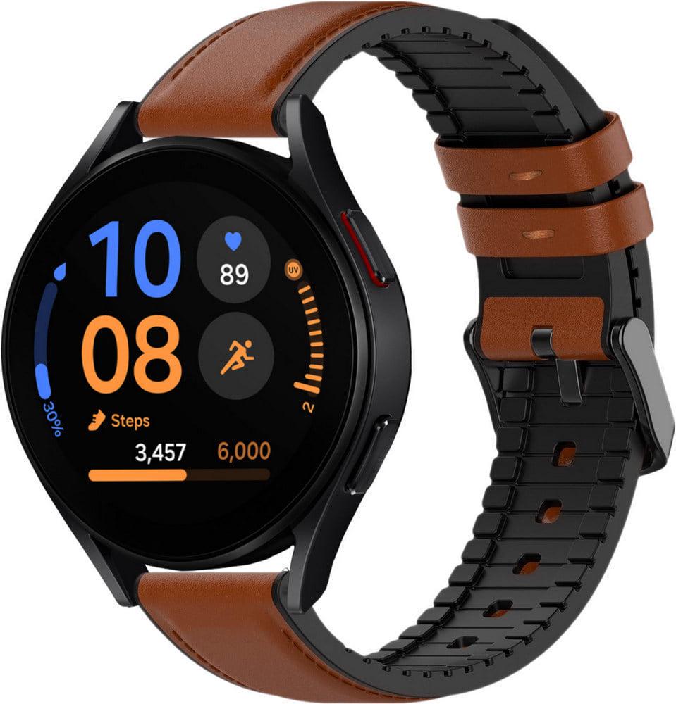 Ремешок кожаный Tamyx для Galaxy Watch FE 40 мм Brown (39317-30)