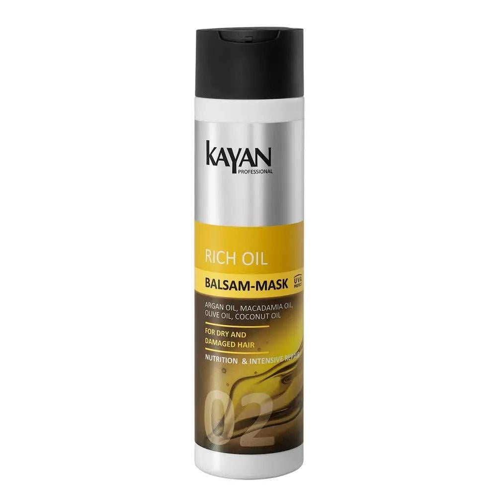 Бальзам-маска Rich Oil Kayan Professional для сухих и поврежденных волос 250 мл (5906660407041) Бальзам-маска Rich Oil Kayan Professional для сухих и поврежденных волос 250 мл (5906660407041)