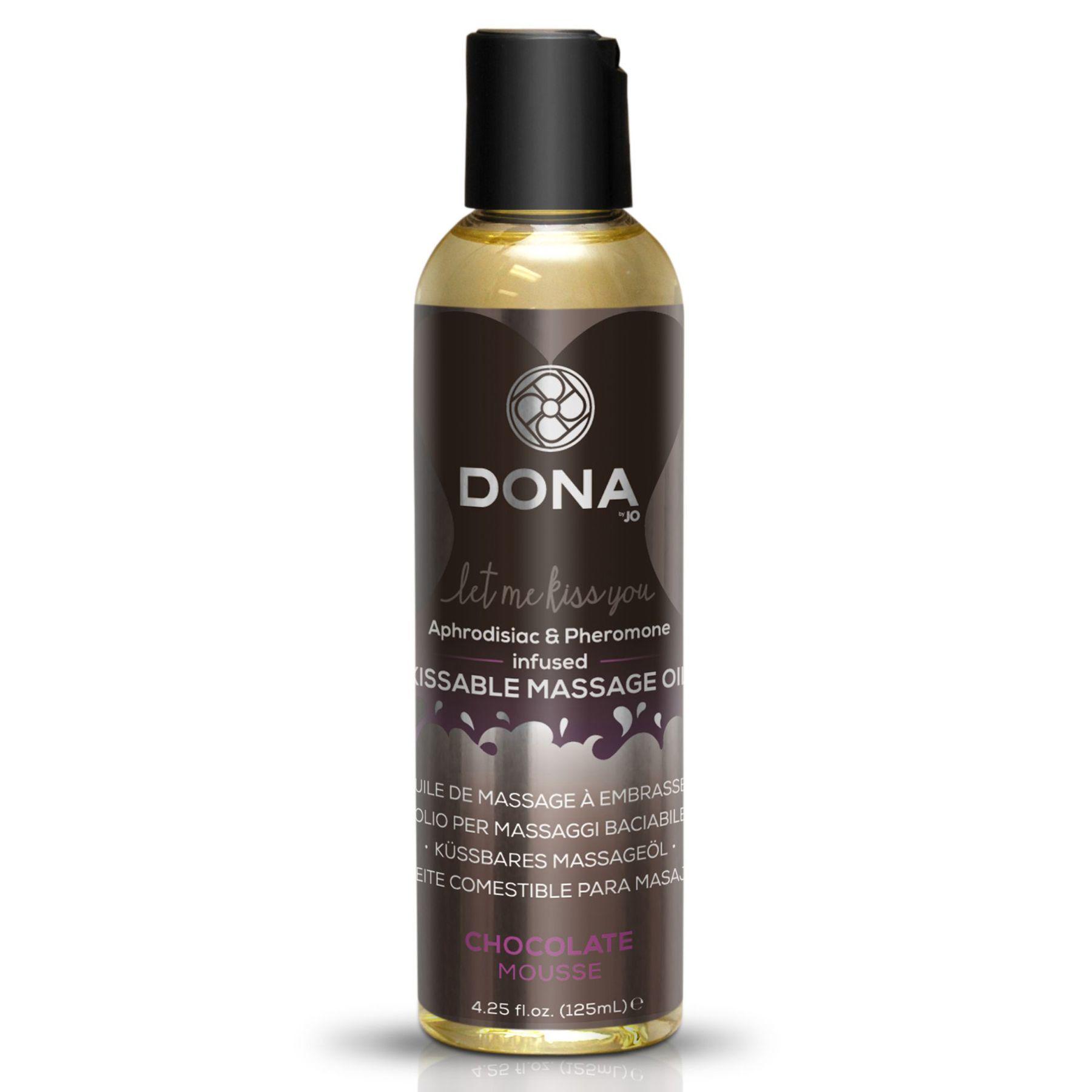 Массажное масло DONA Kissable Massage Oil Chocolate Mousse 125 мл