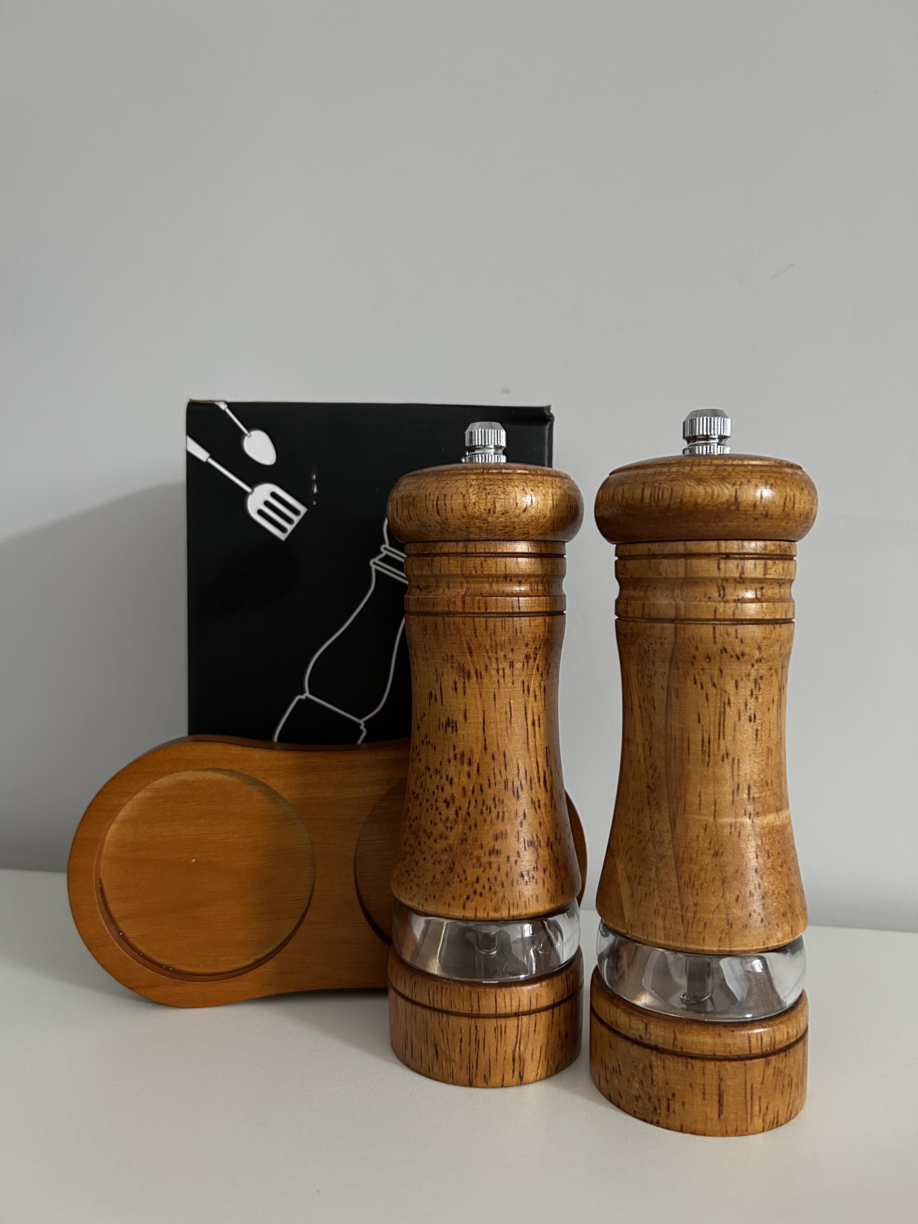 Мельницы для специй деревянные OnePro из натурального дуба с регулируемым помолом 2 шт. Коричневый 73819 - фото 16 Мельницы для специй деревянные OnePro из натурального дуба с регулируемым помолом 2 шт. Коричневый 73819 - фото 16