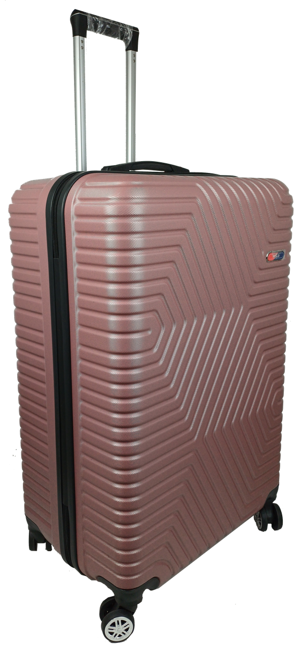 Валіза на колесах GD Polo велика пластикова 115 л Пудровий - фото 2 Валіза на колесах GD Polo велика пластикова 115 л Пудровий - фото 2