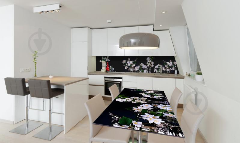 Наклейка виниловая на стол Zatarga «Пышные букеты» 600х1200 мм Z180603st