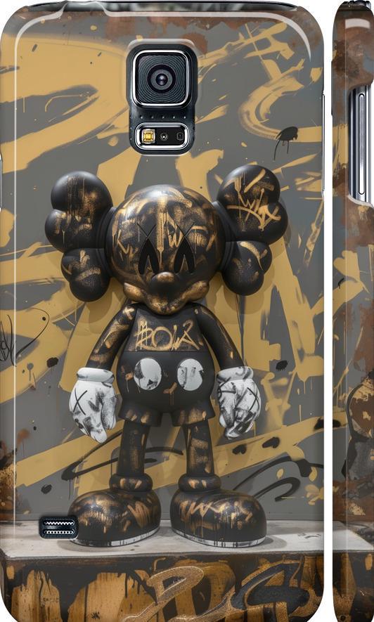 Чехол на Samsung Galaxy S5 g900h Bronze kaws (6097m-24-42517)