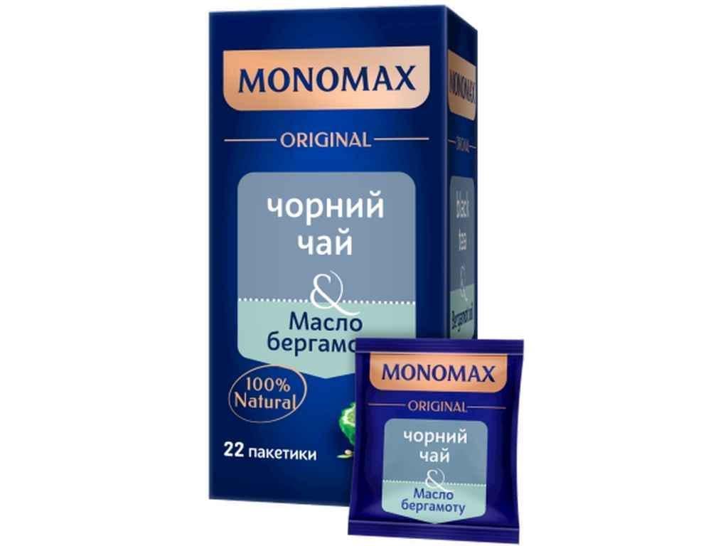 Чай пакетований чорний фруктовий та трав'яний Мономах 22 пакетиків (937943)