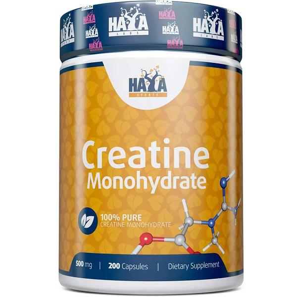 Креатин моногидрат Haya Labs Sports Creatine Monohydrate 500 mg 200 caps - фото 1