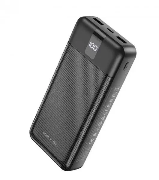 Зарядний пристрій Borofone BJ20A Mobile 20000 mAh Чорний - фото 2