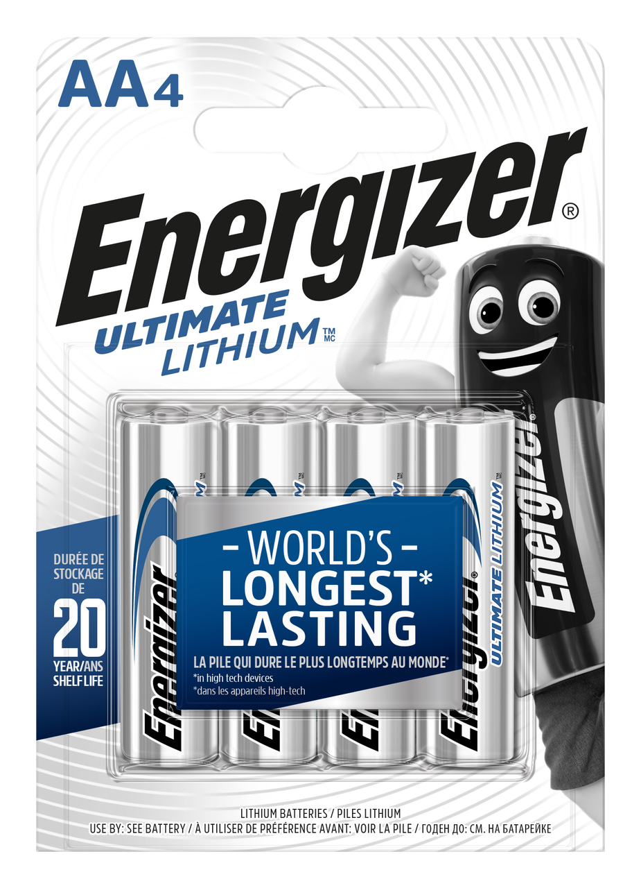 Батарейки Energizer AA Ultimate Lithium 4 шт. (1459997457) - фото 1