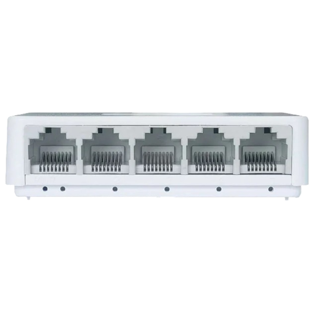 Комутатор Некерований гігабітний Ewind EW-S1605 5 портів компактний світч для дому та офісу білий корпус (99-00022229) - фото 2