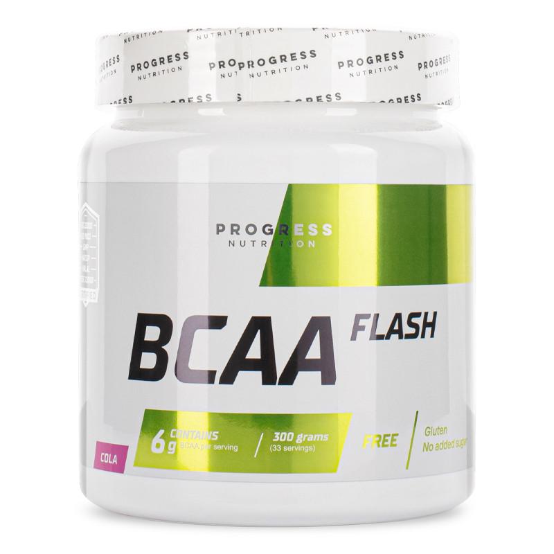 Аминокислоты Progress Nutrition BCAA Flash Zero Кола 300 г (21829-02)