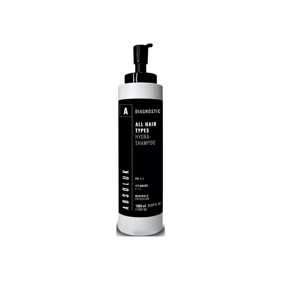 Гідро-шампунь для всіх типів волосся ABSOLUK Diagnostic All Hair Types Hydra-Shampoo 1 л