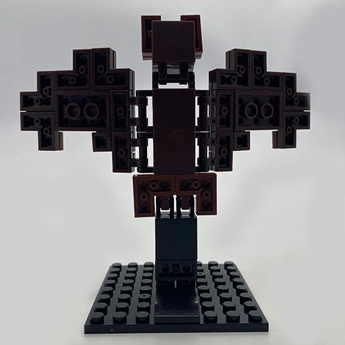 Конструктор фігурка iBlock Bat Minecraft 12 см - фото 3
