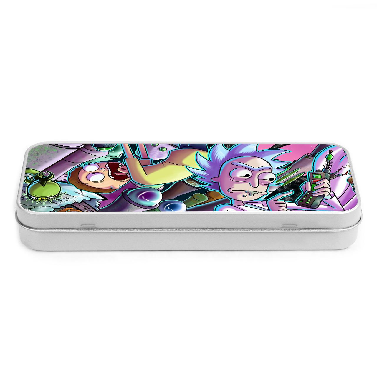 Пенал школьный Rick and Morty Серебряный (34408-1561-SR)