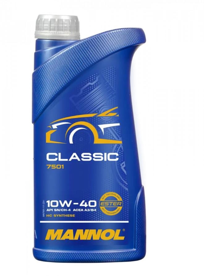 Моторное масло Mannol Classic 10w40 1 л SN/CH-4