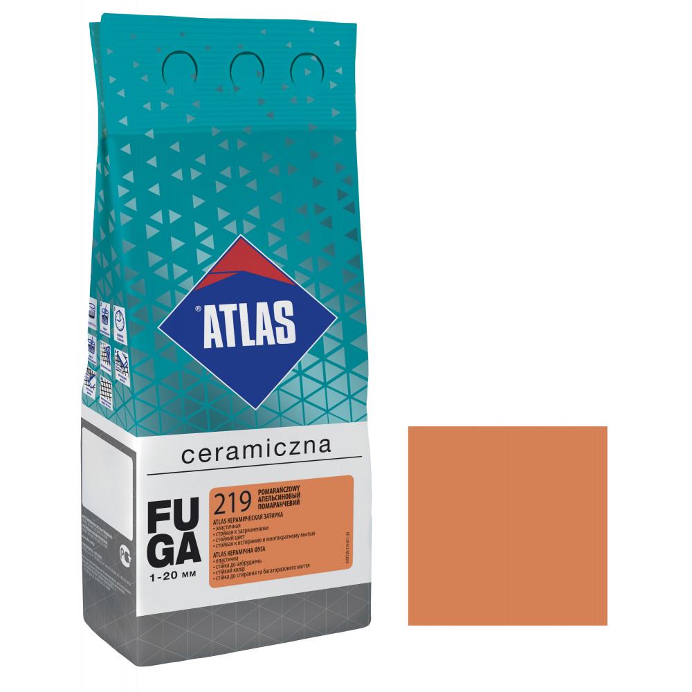 Фуга для плитки ATLAS CERAMICZNA 219 керамічна 1-20 мм 2 кг Апельсиновий (000104418)