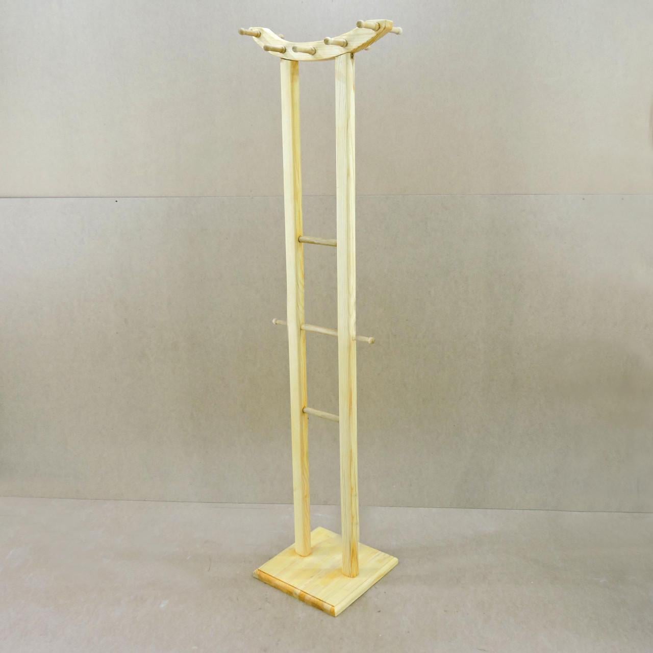 Вешалка-стойка для одежды из дерева Мелник Ваниль (СВГ-002502)