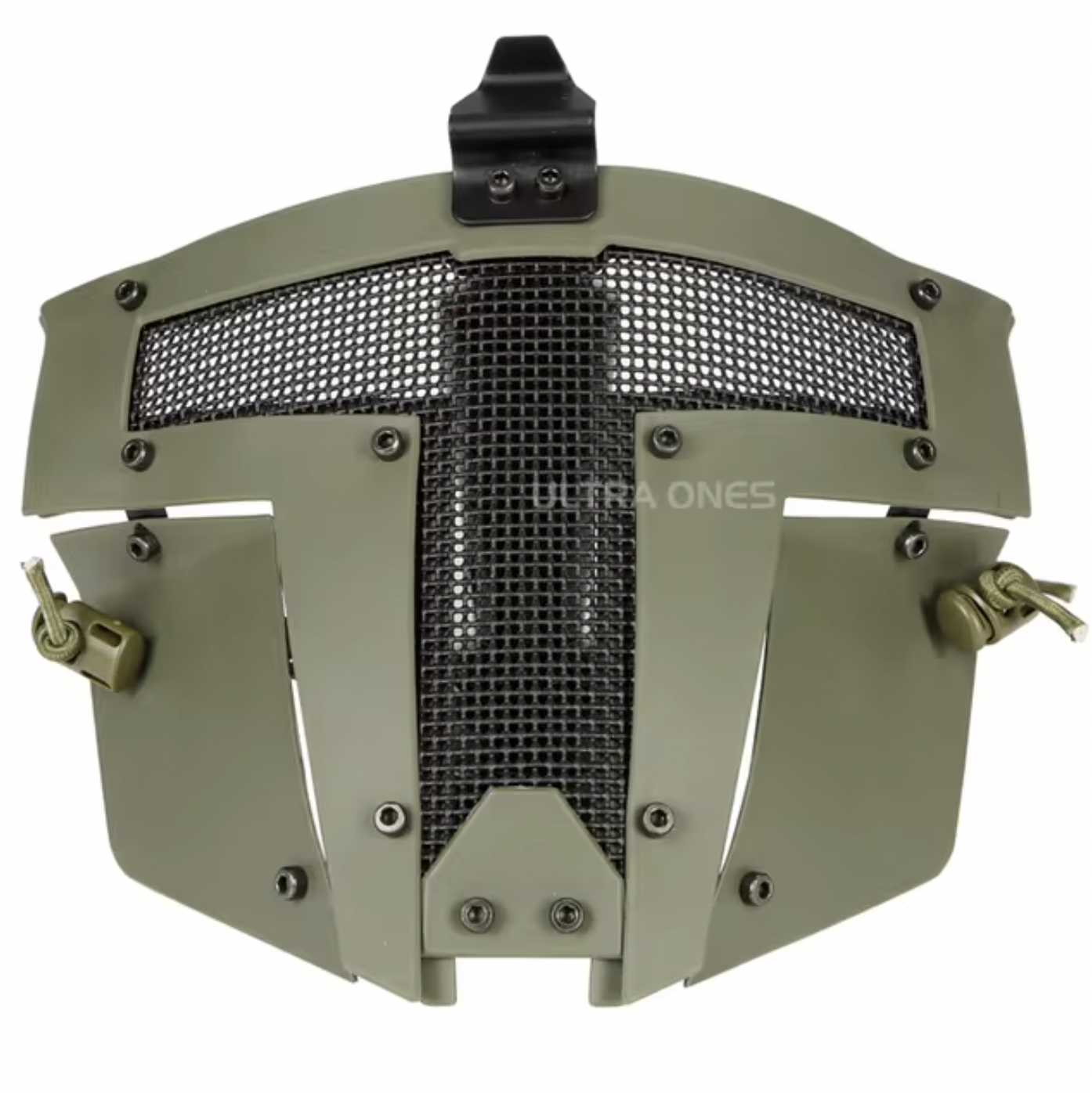 Маска Iron Man з кріпленням до шолома Airsoft Олива (MK001008) - фото 6 Маска Iron Man з кріпленням до шолома Airsoft Олива (MK001008) - фото 6