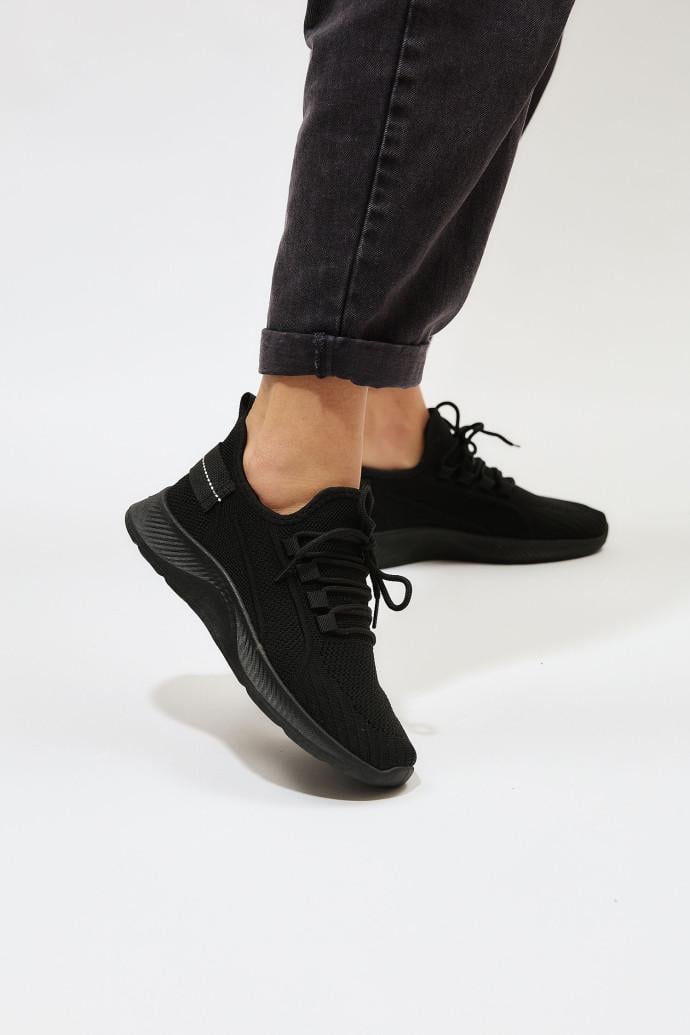 Кроссовки женские демисезонные ALLSY р. 40 Черный (197464)