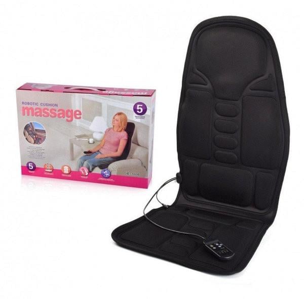 Накидка масажна Massage Robotic Cushion вібраційна Чорний (EL-320-18) - фото 1