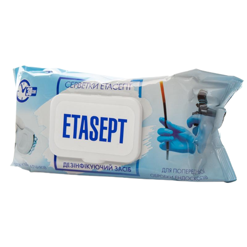 Средство дезинфицирующее ETASEPT салфетки для УЗИ 120 шт. (УТ000000040) Средство дезинфицирующее ETASEPT салфетки для УЗИ 120 шт. (УТ000000040)