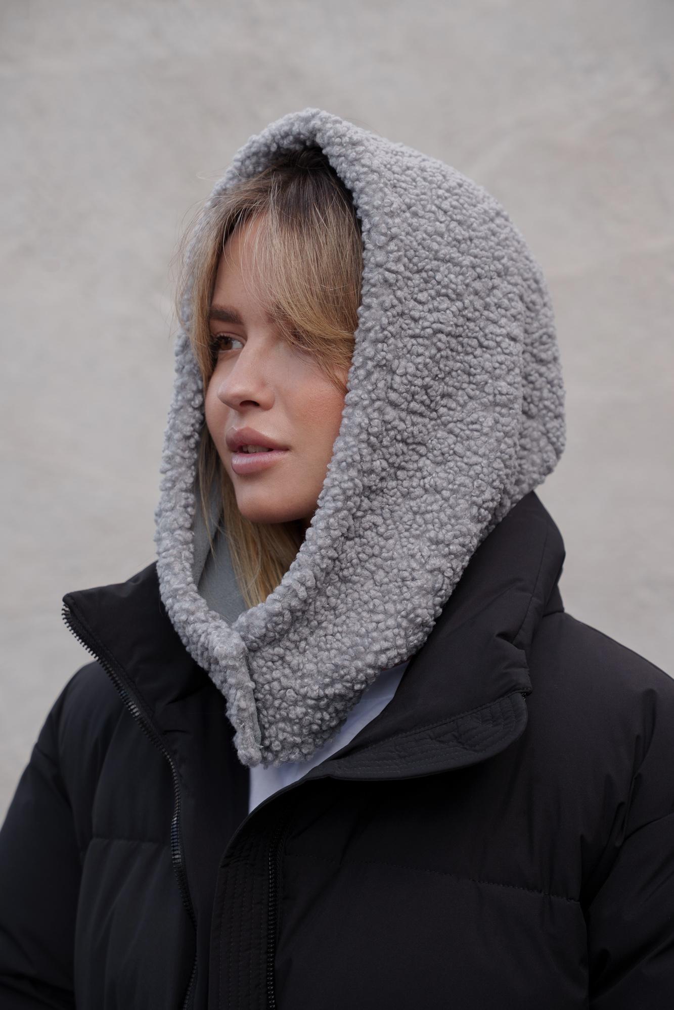 Шапка-капюшон Without Brand Bonnet Gray (8055918)