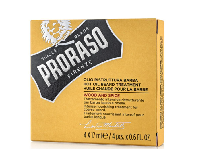 Догляд за бородою інтенсивний Proraso Hot Oil Beard Treatment WS 4x17 мл