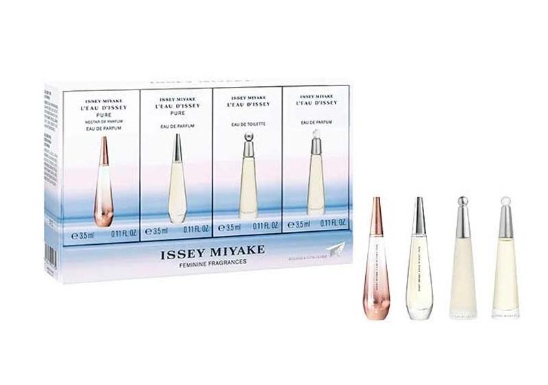 Парфюмированная вода для женщин ISSEY MIYAKE Miniature Collection Lʻeau D'issey Nectar 3,5 мл/Pure 3,5 мл и L'eau D'issey 3,5 мл (2698)
