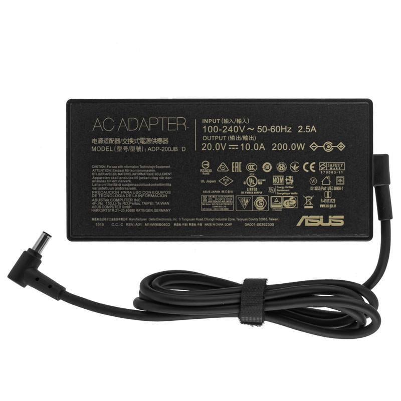 Блок питания для ноутбука Asus без кабеля L-образным разъемом 20V 10A 200W 6,0x3,7 мм (1914748506)