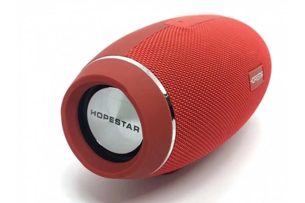 Колонка бездротова портативна HOPESTAR H20 Bluetooth Red (373784) - фото 4