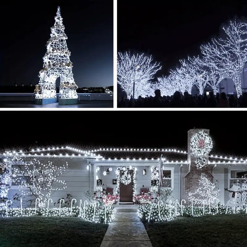 Гірлянда на ялинку 200 світлодіодів 20 м Білий (2787153897) - фото 2