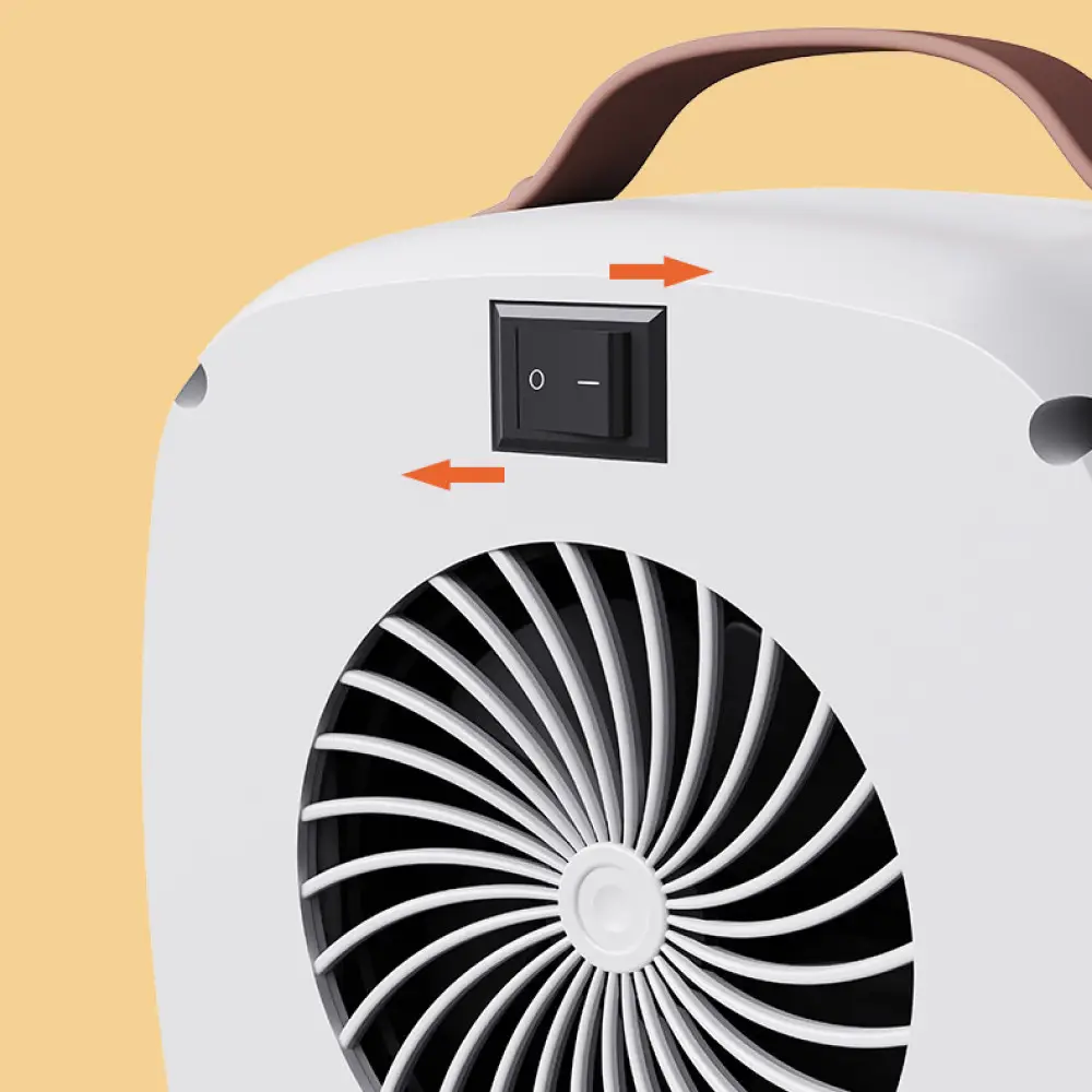 Тепловентилятор от сети 500 Вт Белый (25398080) - фото 9