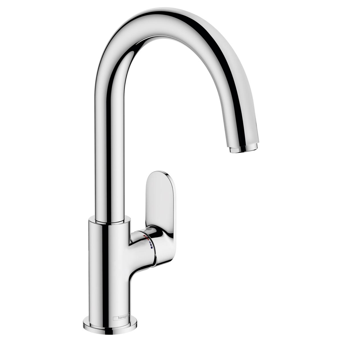 Змішувач для умивальника Hansgrohe VERNIS BLEND 71554000 високий одноважільний Хром (102866)