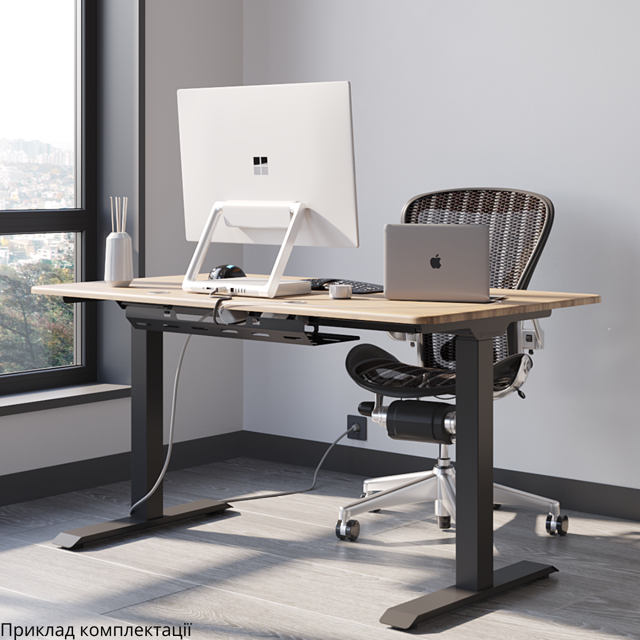 Органайзер для кабелей TEHNOTABLE с удлинителем для техники Apple Черный (045-19-01/045-04-01) - фото 4