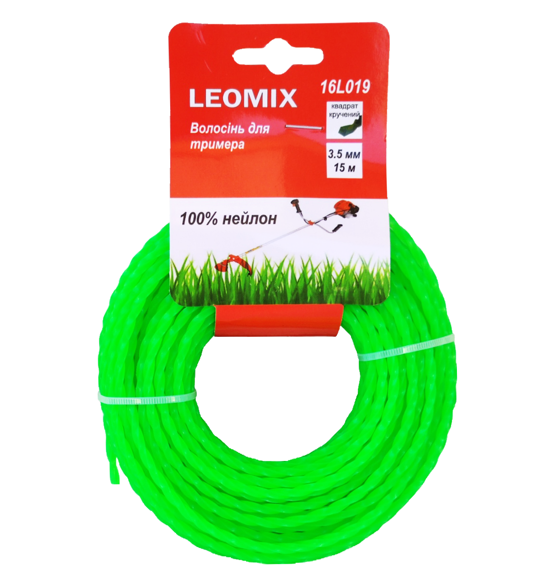 Жилка для триммера витая 3,5 мм 15 м (1792)