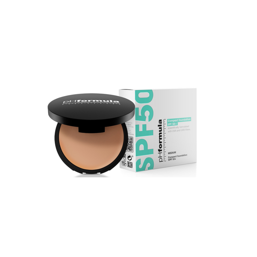 Компактна основа середній тон pHformula Compact Foundation Medium Plus SPF50+ 14 г Компактна основа середній тон pHformula Compact Foundation Medium Plus SPF50+ 14 г