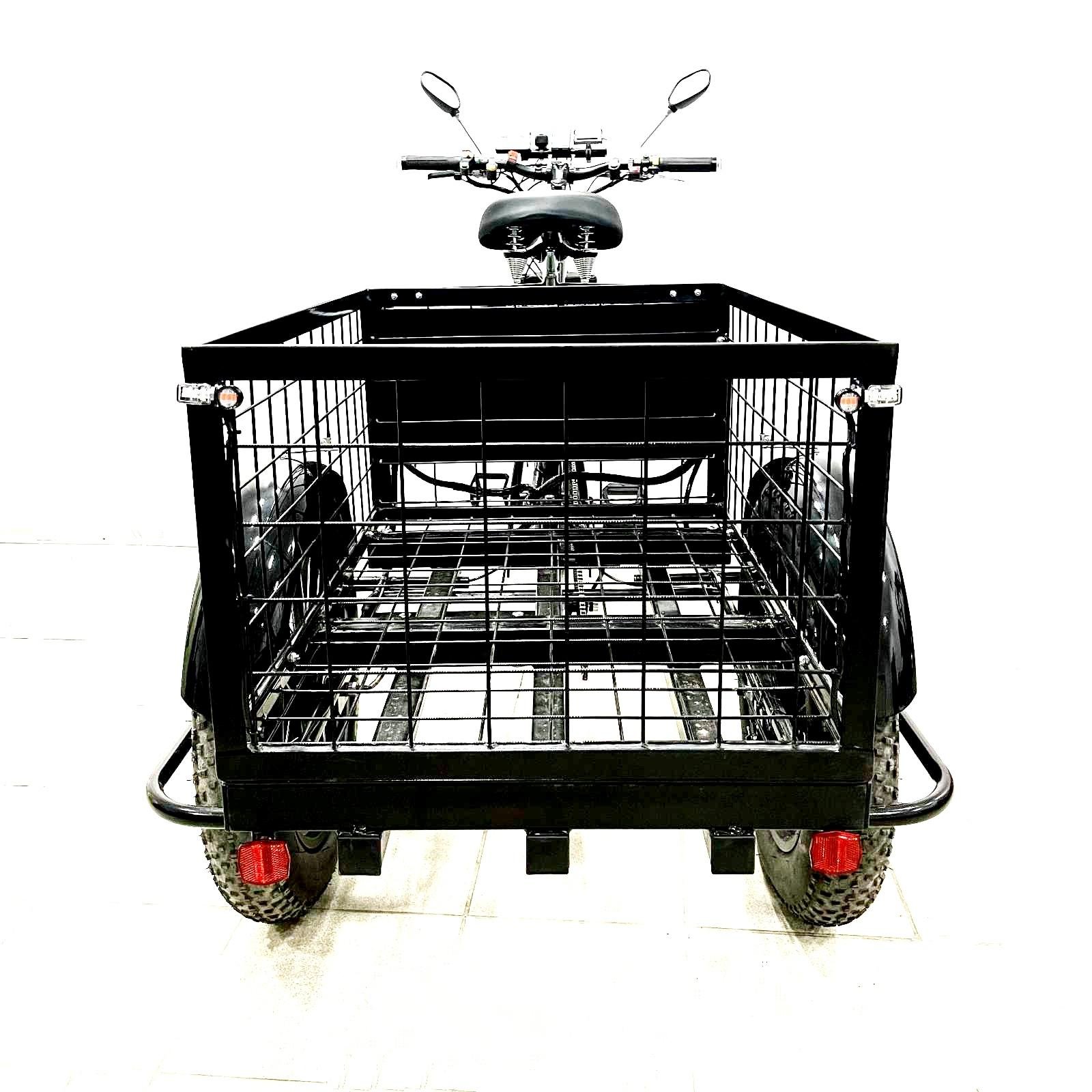 Электровелосипед трехколесный Tiras Job DD FAT 2420 PRO-1600 48V64Ah - фото 4